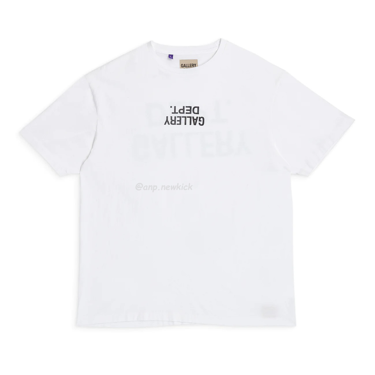 Gallery Dept Fucked Up Reverse English Logo Printed Short Sleeve T Shirt (3) - www.newkick.org